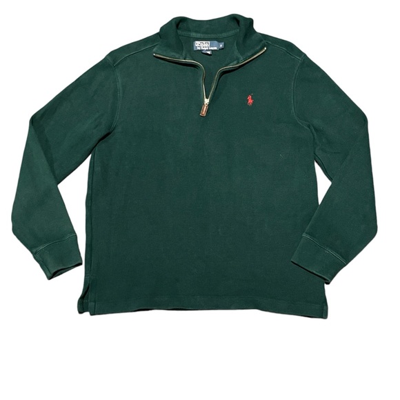 Ralph Lauren Polo Men’s Mesh-Knit Cotton Quarter-Zip
Sweater Size Small - Picture 2 of 7